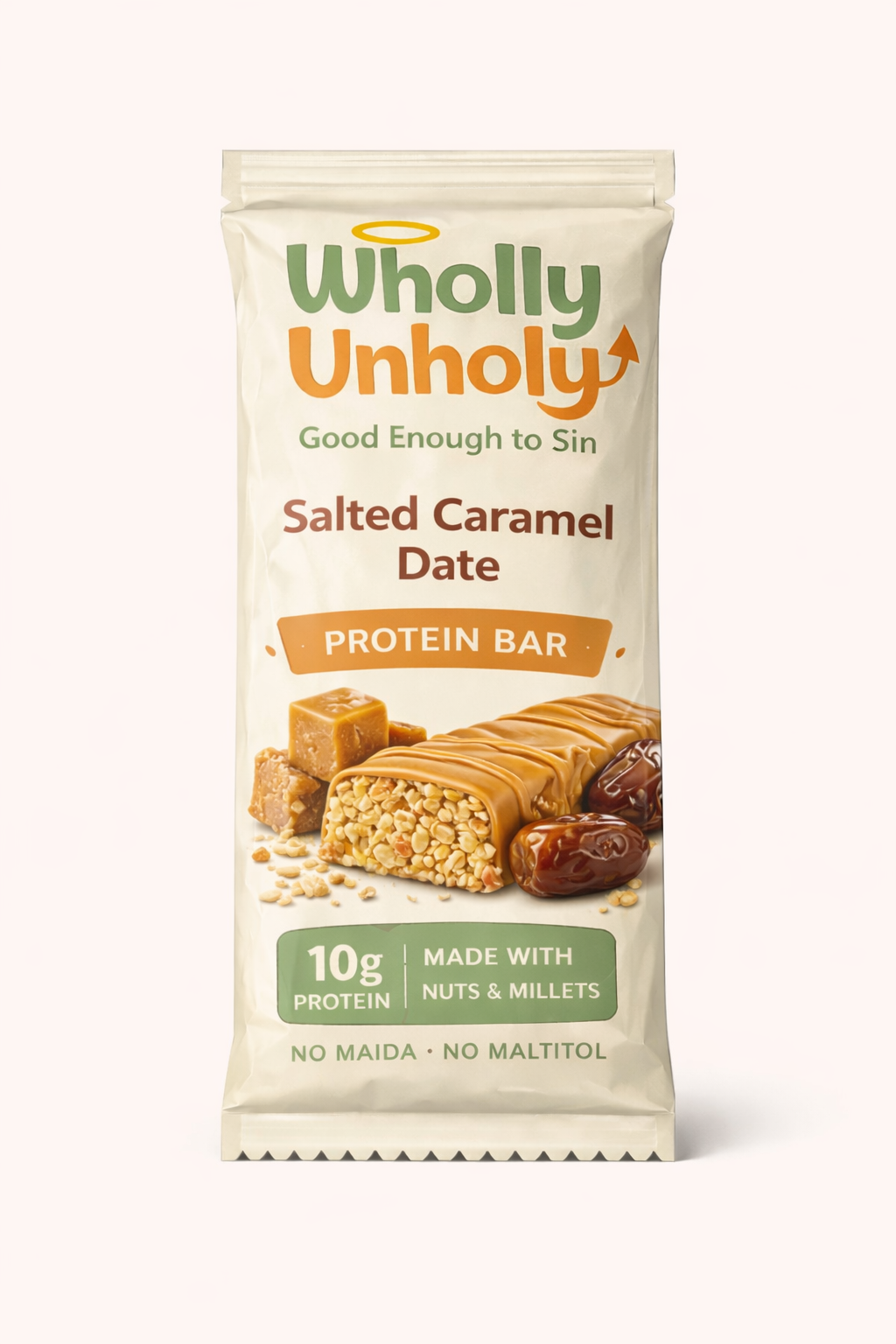 Salted Caramel Date Bar